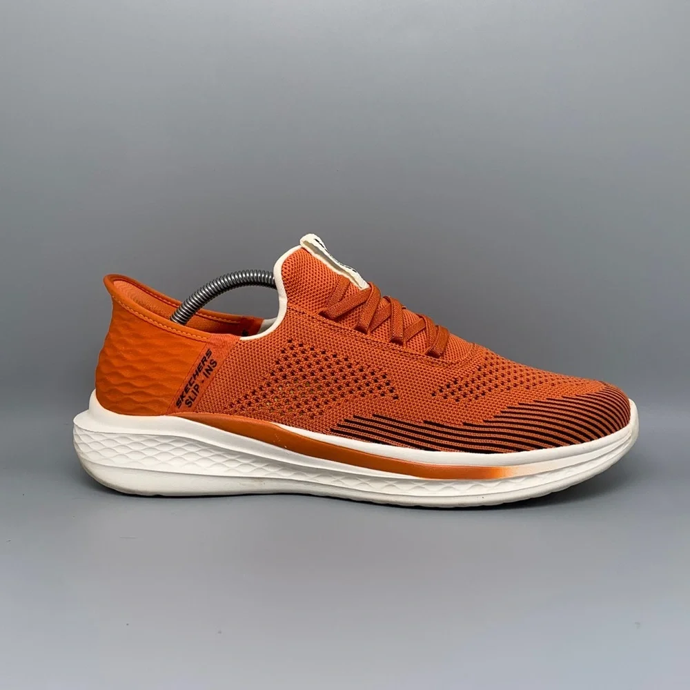 Skechers Slip-Ins Orange Walking Shoes‎ 210810 Men’s Sz 10.5